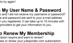 Jules jordan login